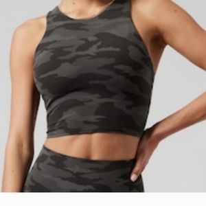Athleta Conscious Crop Camo Bra
